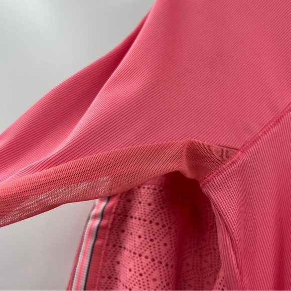 Lucky in Love Patch Stripe Long Sleeves Round Rally Skirt with Top Women - Pink - Picture 5 of 15